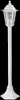 Rabalux Biela záhradná lampa Velence pre žiarovku E27 105cm Náhľad obrázku produktu 4