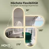 HOKO specchio da bagno ad arco LED 60x100 cm con cornice in Anteprima dell’immagine prodotto 7