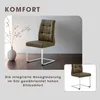 byLIVING Freischwinger Marlen-XXL-XXL 2er-Set, Metall Produktbild-Vorschau 4