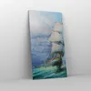 Bild auf Leinwand - Leinwandbild - Meer Segelschiff - Produktbild-Vorschau 4