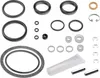A collection of various seals and small parts, likely a repair kit, laid out on a white background. Produktbild-Vorschau