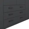 Spell Kleiderschrank B183 cm 4 Türen und 3 Schubladen matt Produktbild-Vorschau 6