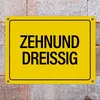 40. Geburtstag Metallschild mit Spruch: Zehnunddreißig Produktbild-Vorschau 7