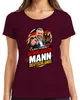 Maglietta da donna, colore bordeaux, taglia XXL, con la Anteprima dell’immagine prodotto 1