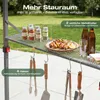 Sekey Grillpavillon 250x150 cm faltbar Garten Pavillon Produktbild-Vorschau 3