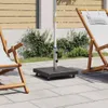 vidaXL Stojan na slnečník Granite 30 kg Square Black Náhľad obrázku produktu 1