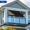 A balcony awning is installed on a modern house. Anteprima dell’immagine prodotto