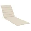 A padded chaise lounge cushion on a white background. Produktbild-Vorschau