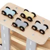 Kaskadenbahn aus Holz – 6 Etagen & Autos – Pädagogisches Produktbild-Vorschau 11