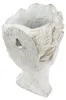 Vaso da fiori Clayre & Eef Testa 11x17 cm Pietra grigia Anteprima dell’immagine prodotto 3
