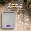 HK 105 Bilancia da cucina digitale Bilancia in acciaio di Anteprima dell’immagine prodotto 2