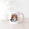 I'm Grumpy Deal With It Tasse Rosa Lustige Katze Produktbild-Vorschau 4