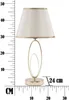Mauro Ferretti Tischleuchte Glam Flush E27 Ø 24x47 cm Creme Produktbild-Vorschau 8