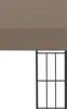 vidaXL Nástenný pavilón 4x3 m Taupe Fabric Náhľad obrázku produktu 3