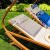 di volio Sonnenliege mit Dach Pionza - beige, Doppelliege Produktbild-Vorschau 4