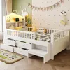 Letto a casetta per bambini Merax 90x200 cm con LED e 4 Anteprima dell’immagine prodotto 4