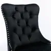 Eetkamerstoelen, set van 2, fluwele bekleding, massief Productafbeelding-voorbeeld 8