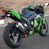 Aufkleber Rennnummer für Motorrad "5" Slim Schwarz 100 mm Produktbild-Vorschau 4