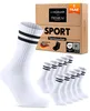 Tennissocken 5 Paar Premium Sportsocken Damen & Herren Crew Produktbild-Vorschau 8