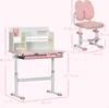 HOMCOM Ensemble bureau et chaise pour enfants, hauteur Voir les images du produit 5
