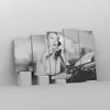 Bild auf Leinwand - Leinwandbild - 5 Teile - Vintage Produktbild-Vorschau 4