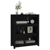 vidaXL Bücherregal Schwarz 80x35x97 cm Massivholz Kiefer - Produktbild-Vorschau 4