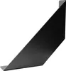 A black metal shelf bracket is shown against a white background. Produktbild-Vorschau
