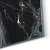 DEQORI Hybrid Leinwand Bild 50x50 cm 'Fließendes Gold' Produktbild-Vorschau 5