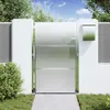Portail de jardin vidaXL avec serrure, argenté, 85 x 144 Voir les images du produit 3