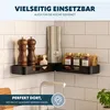 eluno Duschablage zum Kleben, Duschregal aus schwarzem Produktbild-Vorschau 6