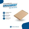 Großbriefkarton 230x160x20 mm von Händlerbund, braun Produktbild-Vorschau 3