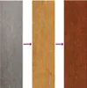 Three vertical panels showing a color transformation from gray to orange to brown, with arrows indicating progression. Produktbild-Vorschau