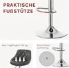 WOLTU 2er Set Barhocker Barstuhl leichte reinige Produktbild-Vorschau 5
