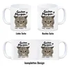 Morgenmuffel Katze Kaffeebecher mit Spruch Guten Morgen - Produktbild-Vorschau 4