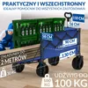 składany wózek ręczny hamulec 100kg kieszeń boczna tylna Podgląd zdjęcia produktu 2