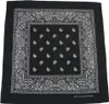 Bandana 55x55cm, schwarz mit Muster Produktbild-Vorschau 1