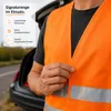 4 chalecos reflectantes para automóvil, según la norma ISO Vista previa de la imagen del producto 7