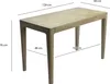 FineBuy Tavolo da pranzo in legno massello di mango 120x60 Anteprima dell’immagine prodotto 3