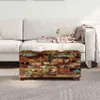 A coffee table chest in a living room setting, placed in front of a sofa. Produktbild-Vorschau