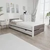 Bett IKAROS DOUBLE 90 x 200 cm, Weiß/Trüffeleiche Matratze: Produktbild-Vorschau 6