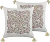 BELIANI Dekokissen 2er Set Mehrfarbig Baumwolle 45 x 45 cm Produktbild-Vorschau 1