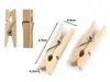 Mini Wäscheklammern Holz Natur 100 Stück Deko Klammern Produktbild-Vorschau 3