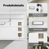 Wiltec Briefkasten V12 weiß 360 x 115 x 320 mm, Produktbild-Vorschau 6