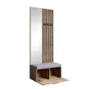Garderobe MARGARET II , Farbe: Artisan + Schwarze Lamellen Produktbild-Vorschau 3
