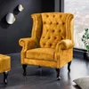riess-ambiente Design Ohrensessel CHESTERFIELD 85cm Produktbild-Vorschau 1