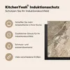 KitchenYeah© Herdabdeckplatte Granit - Grau - Weiß , Produktbild-Vorschau 6