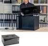 Serverschrank 19 Zoll unmontiert HMF 65700 4 HE Schwarz Produktbild-Vorschau