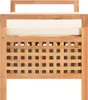 vidaXL Lavica s úložným priestorom 93×49×49 cm Orechový Náhľad obrázku produktu 2
