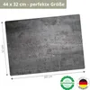 Tischsets | Platzsets abwaschbar – Stahlplatte Metalloptik Produktbild-Vorschau 2