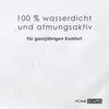 HOMESCAPES Wasserdichter Bettdecken-Schonbezug - 135 x 200 Produktbild-Vorschau 3